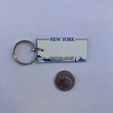 New York Excelsior License Plate Keychain