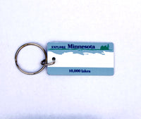 Minnesota License Plate Keychain