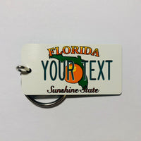 Florida License Plate Keychain