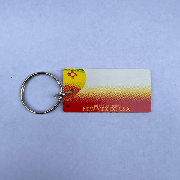 New Mexico License Plate Keychain