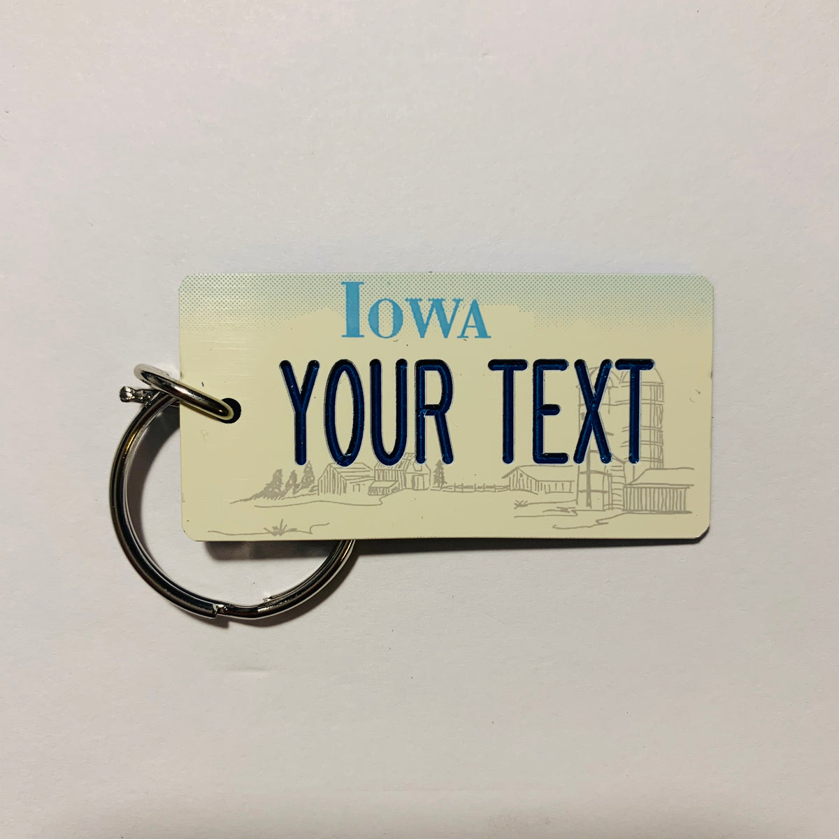 Iowa Keychain Iowa License Plate Keychain – Cars & Keychains