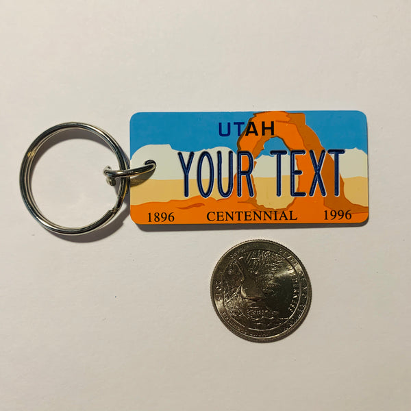 Utah License Plate Keychain – Cars & Keychains