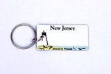 New Jersey License Plate Keychain