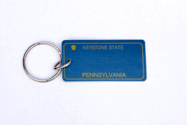 Pennsylvania License Plate Keychain