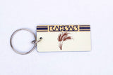 Kansas License Plate Keychain