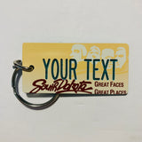 South Dakota License Plate Keychain