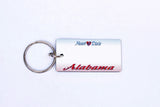 Alabama Heart Of Dixie Licence Plate Keychain