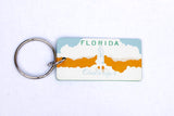Florida Challanger License Plate Keychain