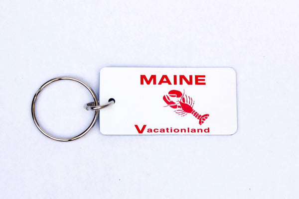 Maine License Plate Keychain