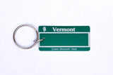 Vermont License Plate Keychain