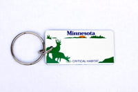 Minnesota License Plate Keychain