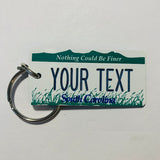 South Carolina License Plate Keychain