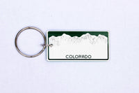 Colorado License Plate Keychain