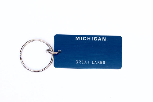 Michigan License Plate Keychain